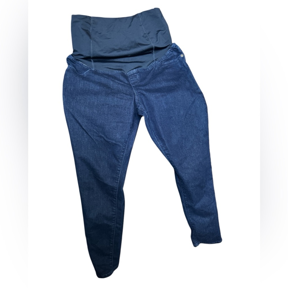 Isabel Maternity by Ingrid & Isabel Blue Maternity Slim Jeans size 10/30 regular